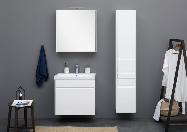 Шкаф-пенал Aquanet Палермо 35 203943 - 3