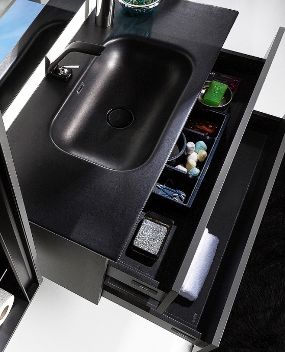 Тумба под раковину Armadi Art Vallessi 80 черный матовый 837-080-A mat - 4