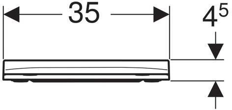 500.239.01.1 Geberit Smyle Square Сиденье для унитаза антибактериальное, высота 45 мм - 5