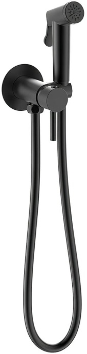 Гигиенический душ Bravat со смесителем, чёрный D9151BW-ENG - 0