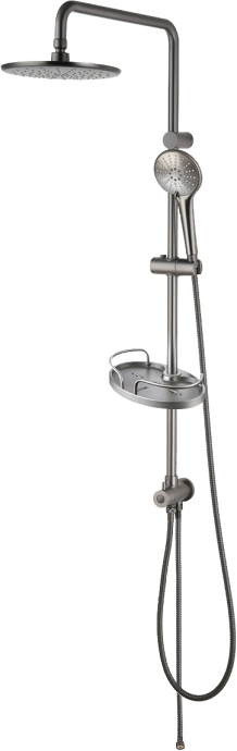 Душевая стойка Lemark LM3788GM графит матовый - 0