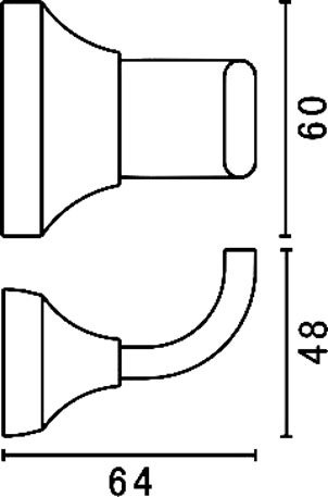 Крючок Art&Max Ovale AM-E-4086 - 2
