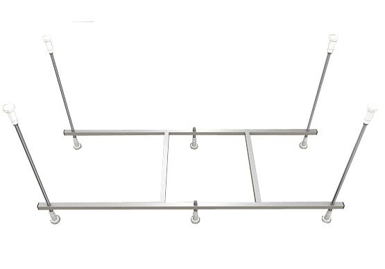 Сборный каркас к ванне AZARIO BELLA 170/175 см шпильки (AV.0020170K) - 0