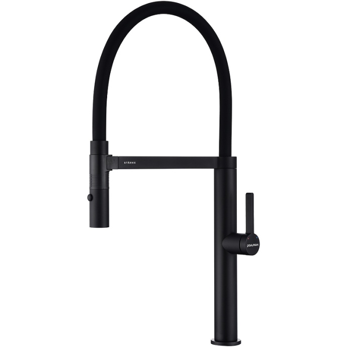 Смеситель для кухни Paulmark Leader черный матовый Le214101-401 - 0