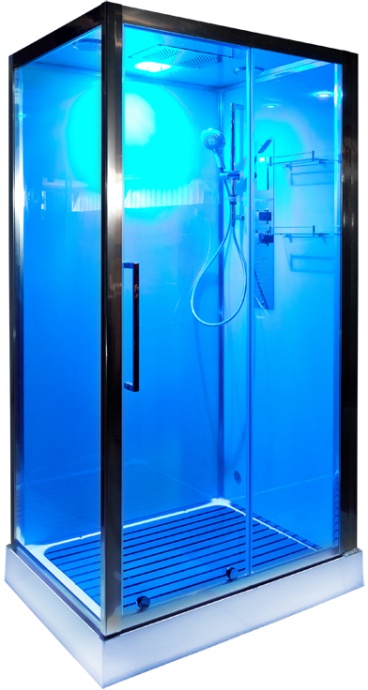 Душевая кабина DETO Z120KERAVAEL с средним поддоном - 4