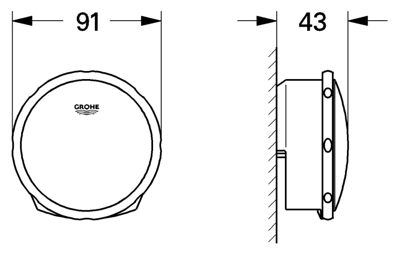Слив-перелив Grohe Talentofill 28990000 + 19952000 - 2