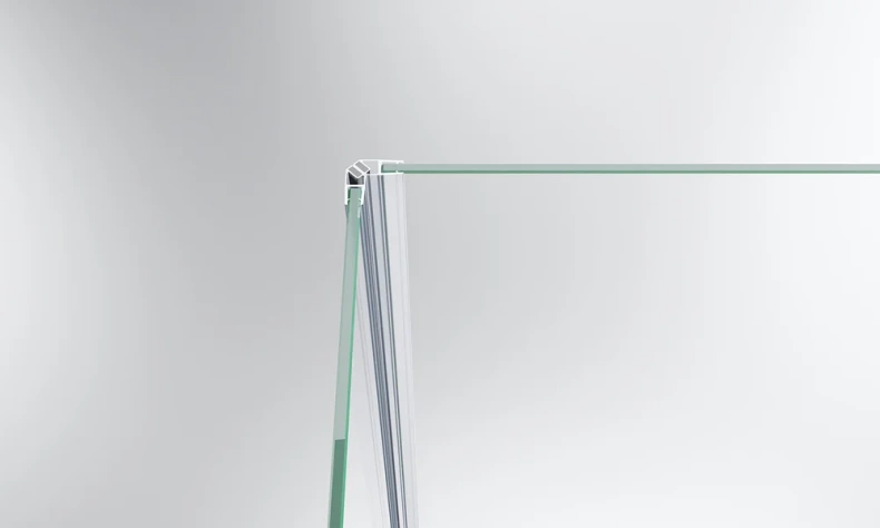 Душевой уголок BelBagno Kraft 90х100 хром  KRAFT-AH-12-90/100-C-Cr-R - 4