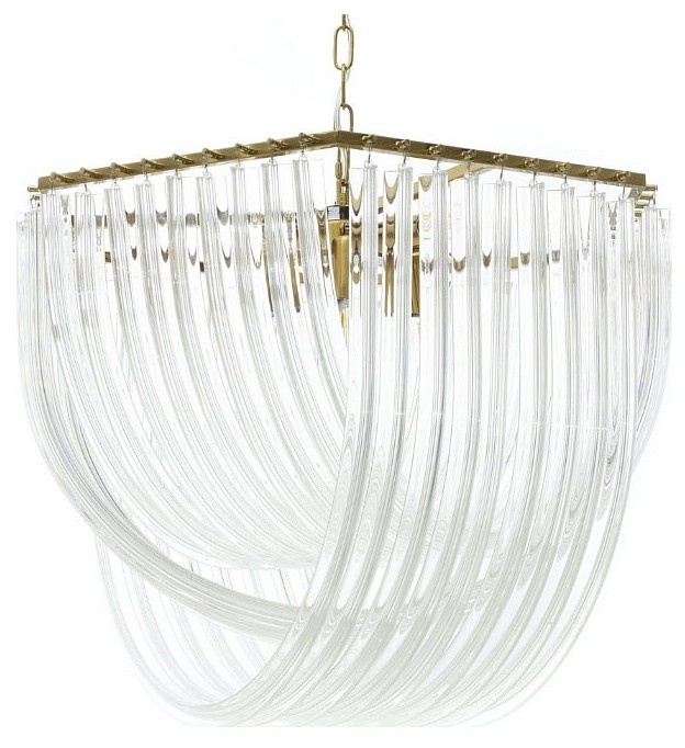 Подвесная люстра LUMINA DECO Weddini LDP 6001-600 GD+CL - 0