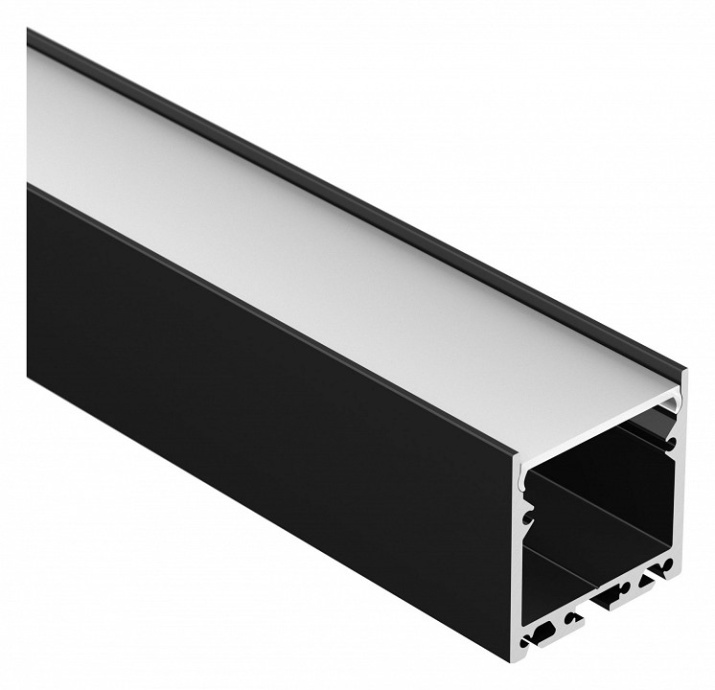 Профиль с рассеивателем Arlight SL-LINE-3535-2500 BLACK+OPAL 027986 - 0