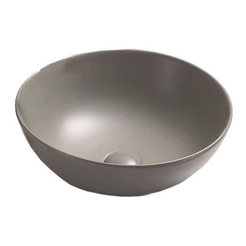 Раковина накладная CeramaLux NC 41.5 см светло-серый матовый  104MH-5 - 0