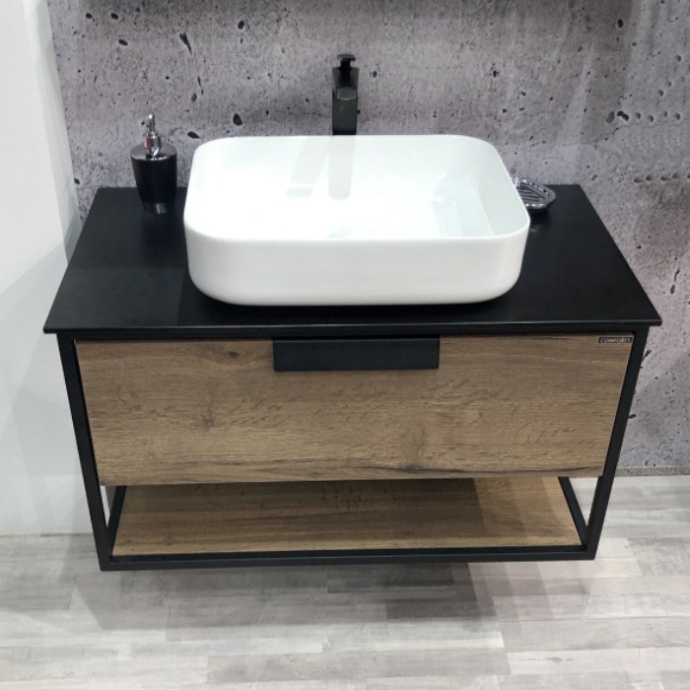 Мебель для ванной Comforty Кёльн 75 дуб темный - 2