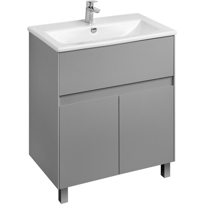 Тумба под раковину Aquaton Форест 75 серый матовый 1A278301FR4D0 - 1