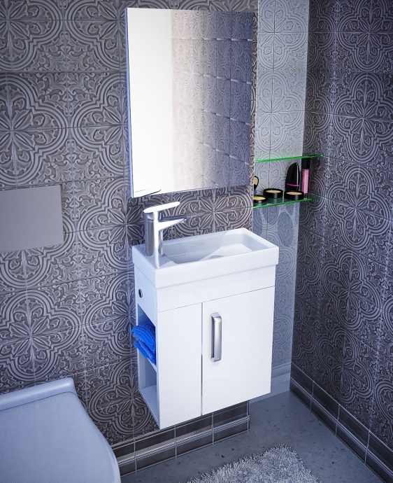 Тумба для комплекта IDDIS Torr 40 L, подвесная, белая TOR40W1i95 - 1