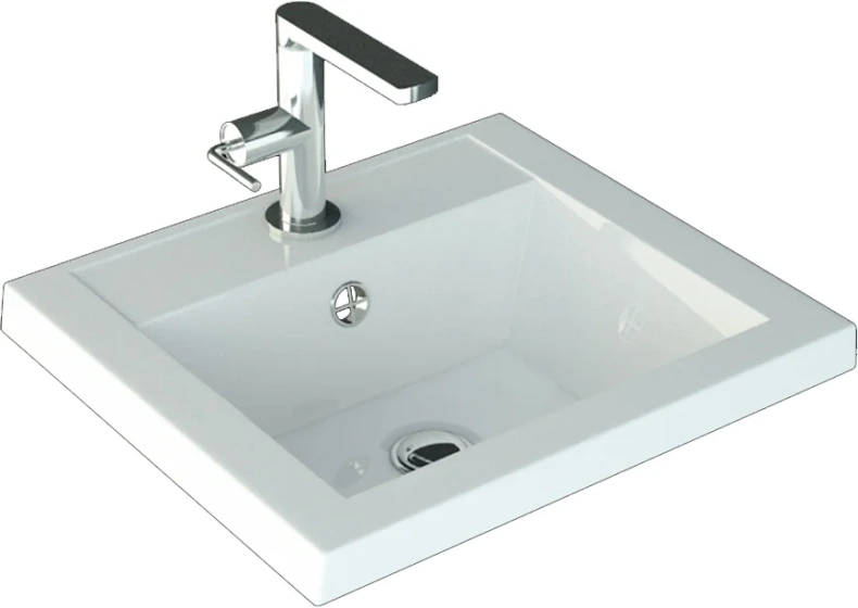 Мебельная раковина Stella Polar Alice 40 белая 4627173210287 - 0