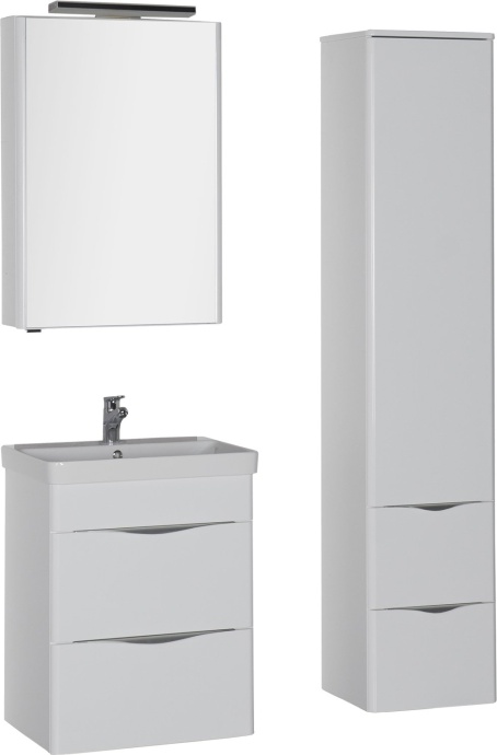 Зеркало-шкаф Aquanet Орлеан 60 белый 183076 - 1