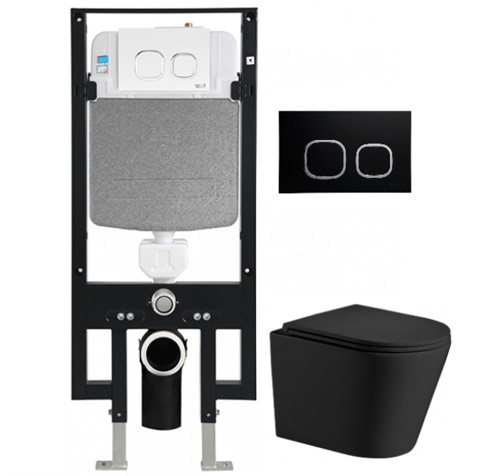 Комплект Weltwasser AMBERG 497 + SALZBACH 004 MT-BL + AMBERG RD-BL  10000006667 - 0