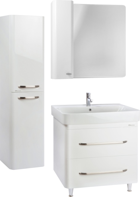 Зеркало-шкаф Bellezza Олимпия 80 L/R белое 4619413000017 - 1