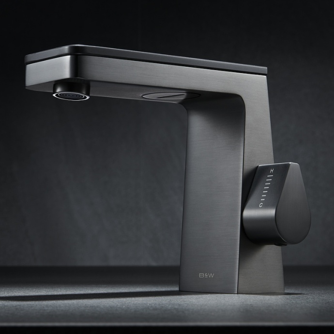 Смеситель для раковины Black&White Universell черный матовый 7750GM - 1