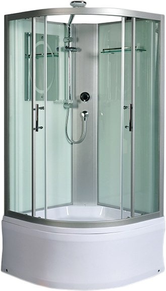 Душевая кабина Weltwasser WW500 HALLE 1001 100х100 хром  10000003240 - 0