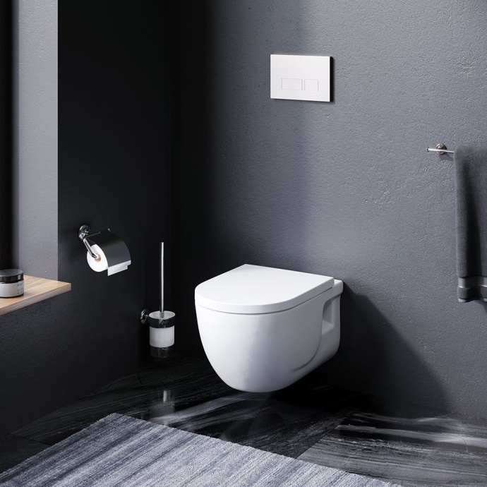 Унитаз подвесной AM.PM Like FlashClean с микролифтом C801701SC - 0