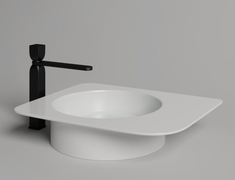 Раковина Salini Ninfea 110521M S-Stone, матовый - 2