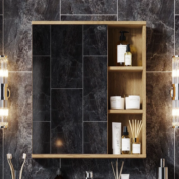 Зеркало-шкаф Onika Легран 50 дуб галифакс  205022 - 1