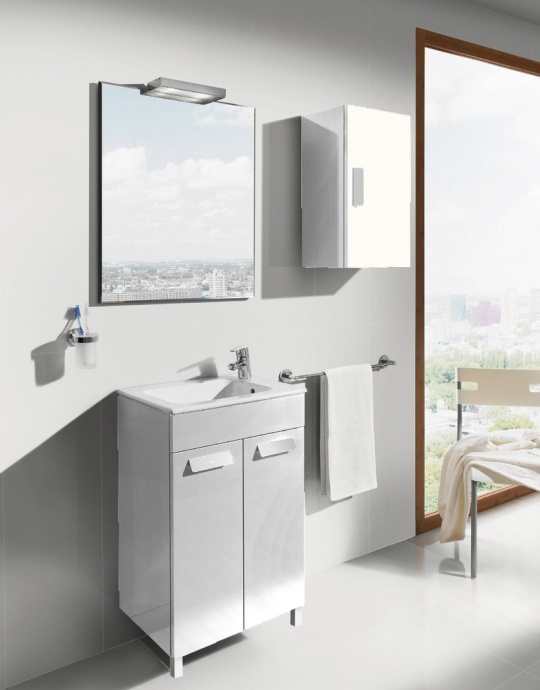 Тумба с раковиной Roca Debba 50 белый - 1