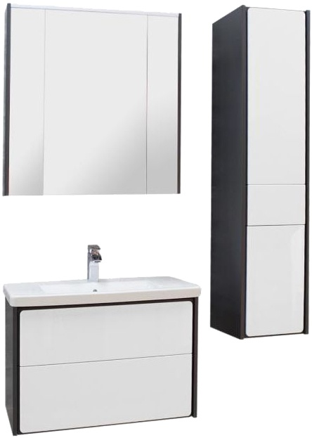 Зеркало-шкаф Roca Ronda 70 антрацит ZRU9302969 - 3