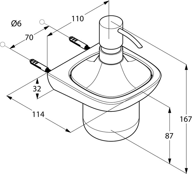 Дозатор Kludi Ambienta 5397605 - 2