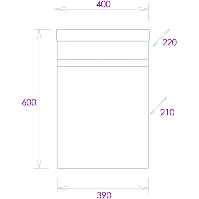 Тумба с раковиной Onika Милтон 39 белая - 4