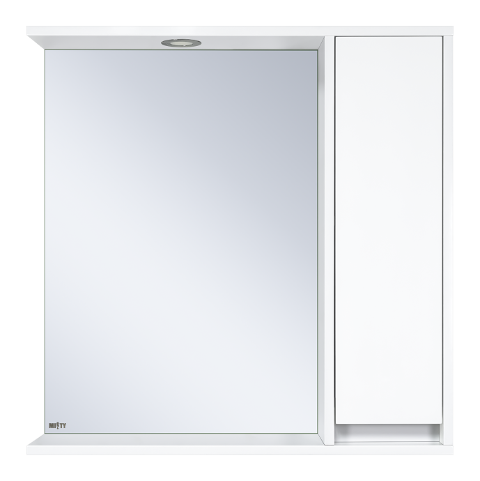 Зеркало Misty Алиса 75 R с подсветкой белое Э-Али04075-01П - 0