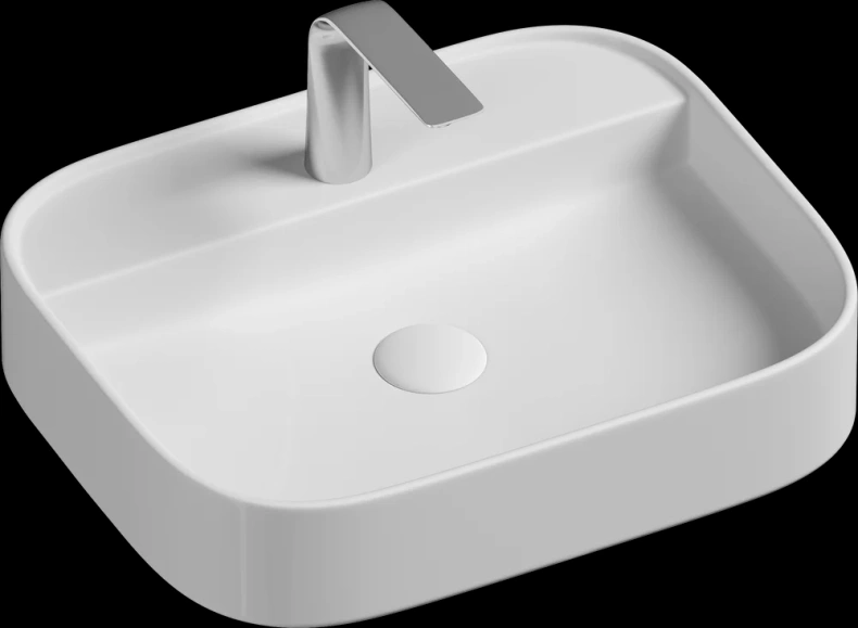 Раковина накладная Ceramica Nova Element 55х45 белый CN6034 - 0