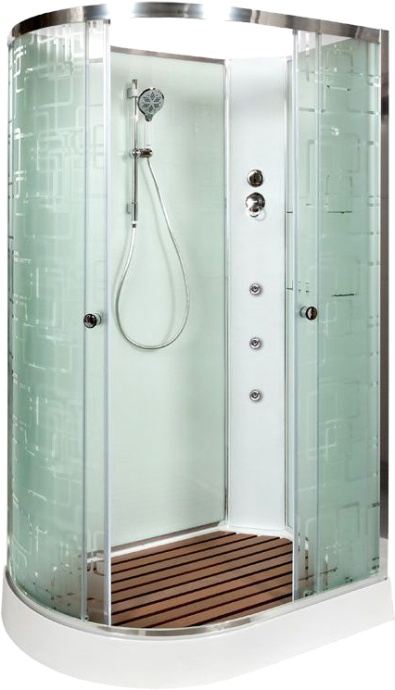 Душевая кабина Deto ЕМ 120х80  EM1512RNGM - 0