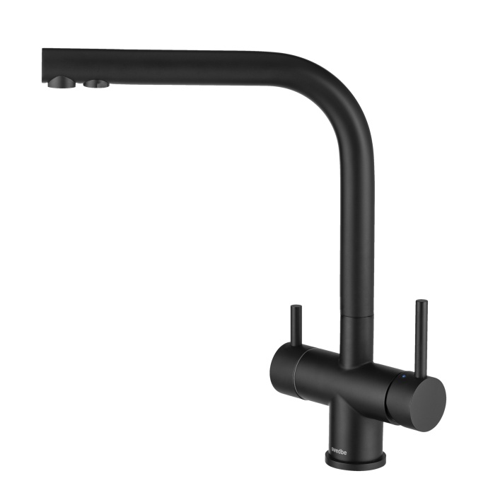 Смеситель для кухни Swedbe Selene Plus черный матовый  8144B - 3