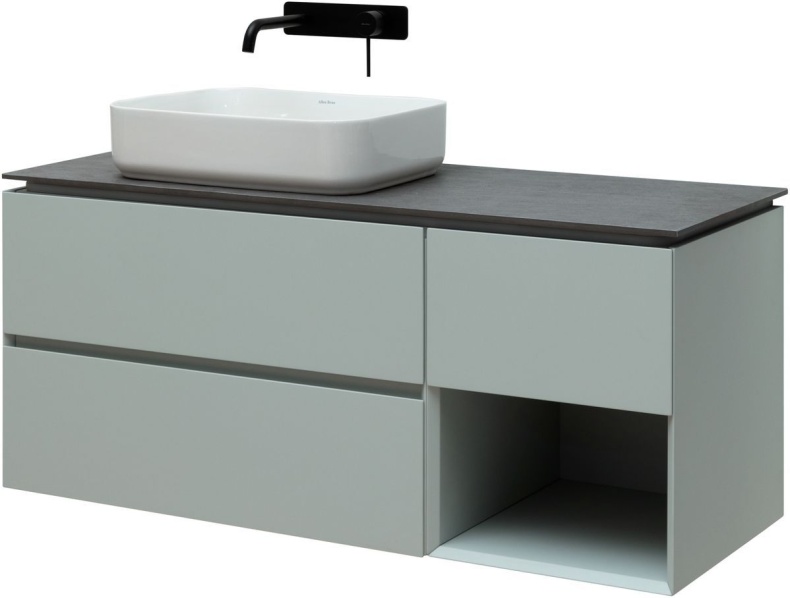 Тумба под раковину Allen Brau Infinity 120 L светло - зеленый матовый 1.21005.PWM - 0