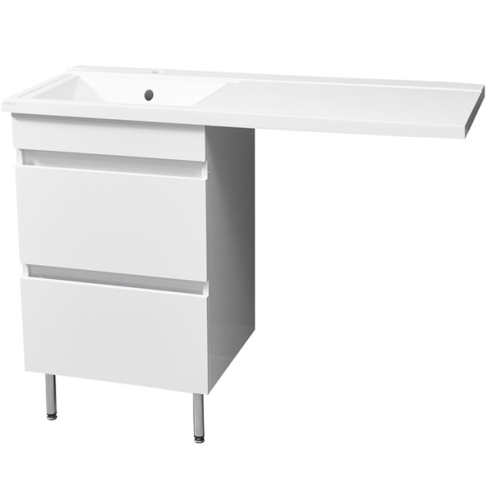 Раковина Stella Polar Мадлен 100 L на стиральную машину белый SP-00000465 - 2