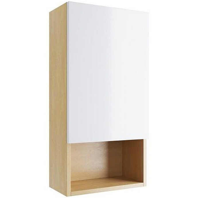 Шкаф подвесной EXCELLENT Tuto 40 R белый - светлое дерево MLEX.0107.400.BLWH - 0