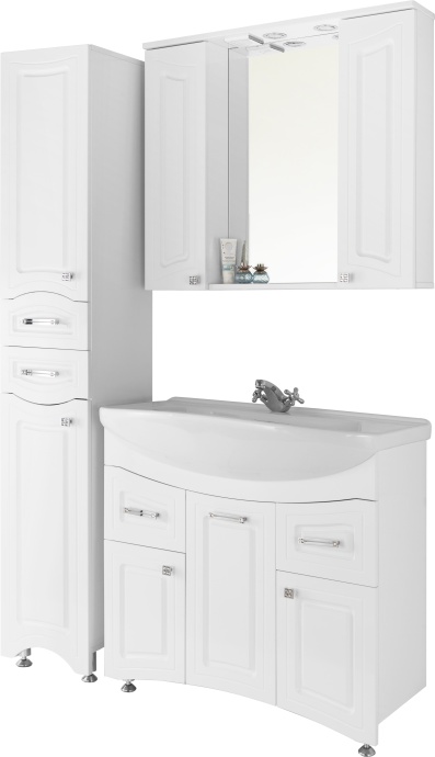 Шкаф-пенал Vod-Ok Адам 35 L, белый 4511 - 1