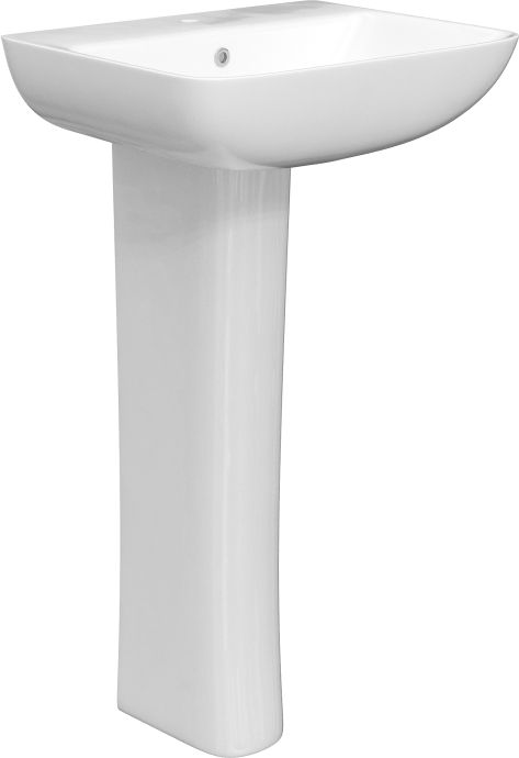 Раковина STWORKI Дублин 45 с пьедесталом 558292 - 0