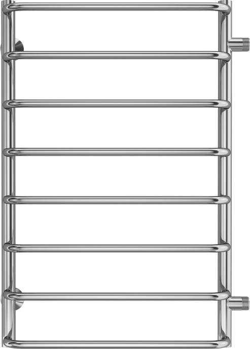 Водяной полотенцесушитель Terminus Стандарт П8 500x800 Хром боковое подключение 4670078530394 - 0