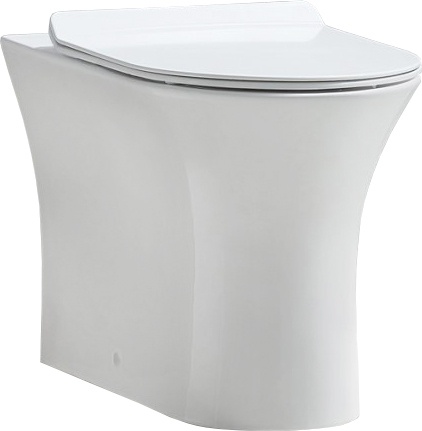 Унитаз приставной BelBagno Ancona BB1224CBR-P безободковый - 0