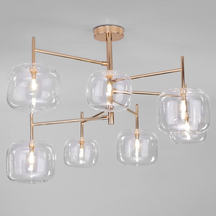 Люстра на штанге Eurosvet Jar 70128/7 золото - 1