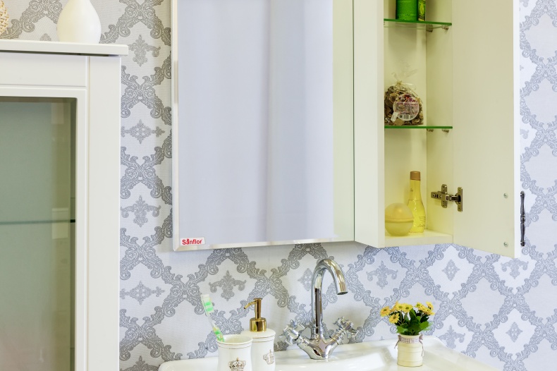 Зеркало-шкаф Sanflor Глория 65 R, белый С000005686 - 4