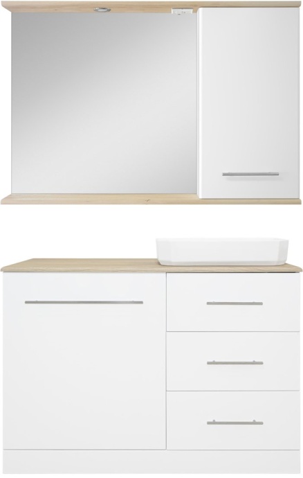 Комплект мебели Misty Респект 110 R под стиральную машину - 0