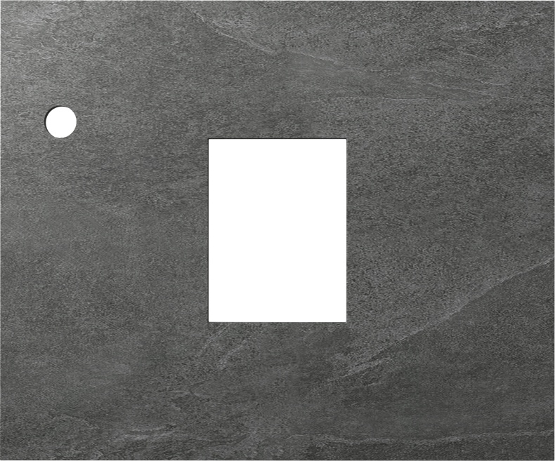 Тумба с раковиной STWORKI Эстерсунд 60 белая матовая, роверелла с отверстием под смеситель в столешнице 459728 - 3