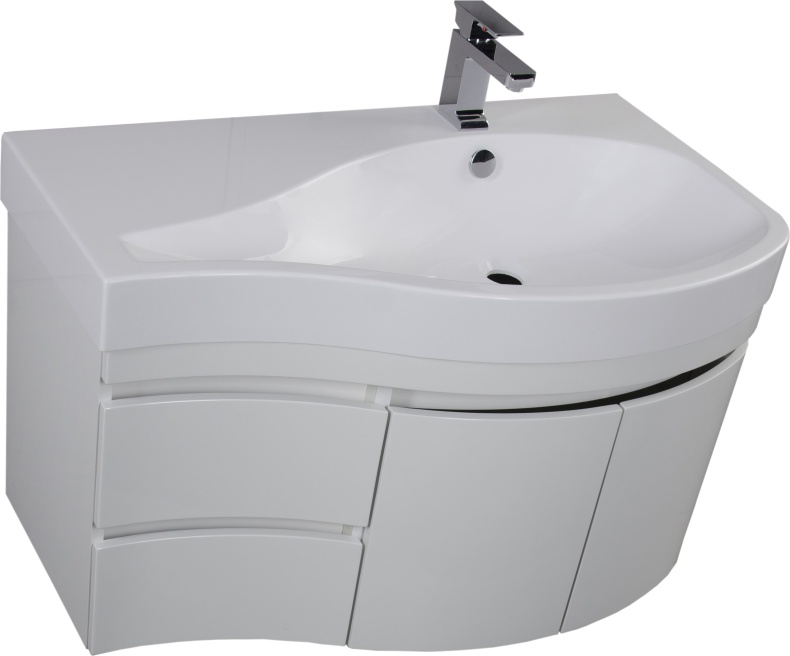 Тумба для комплекта Aquanet Сопрано 2-95 белая R 169633 - 1