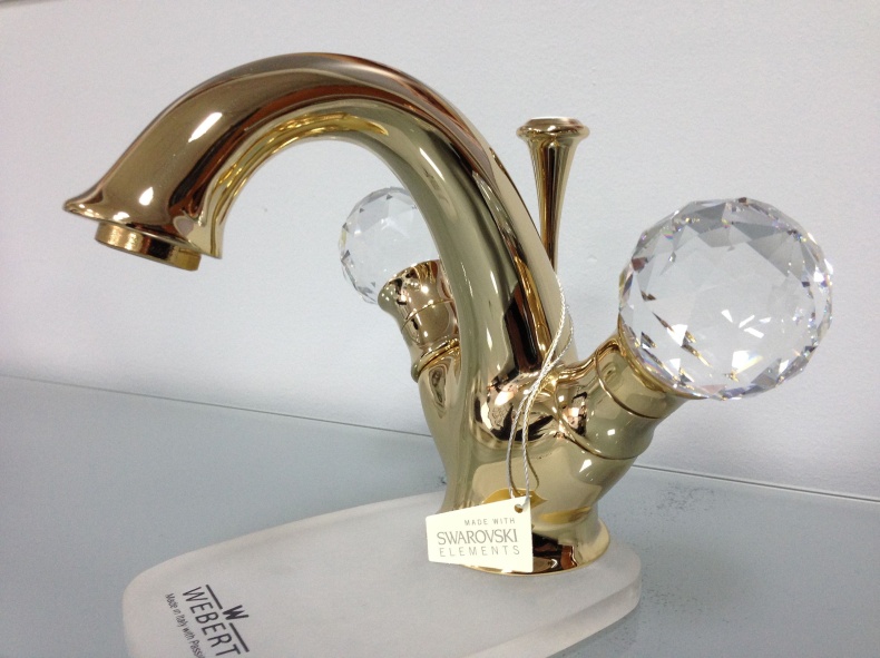 Смеситель для раковины Webert Karenina, золото  KA700102010 - 3