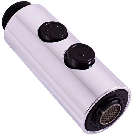 Смеситель для кухни Rav Slezak Amur с гибким изливом черный матовый - хром AM719.5/12CMATC - 2