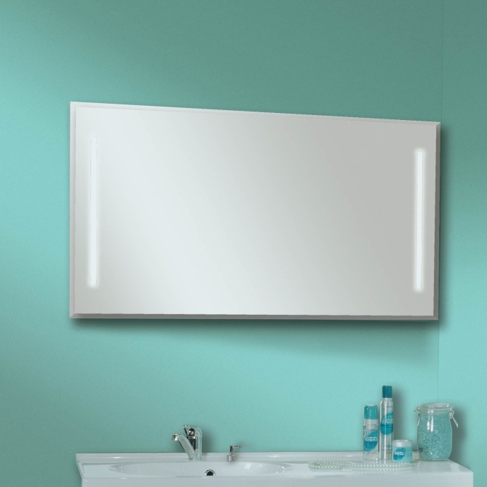 Зеркало Aquaton Отель 100 с подсветкой с функцией антипар 1A107402OT010 - 1