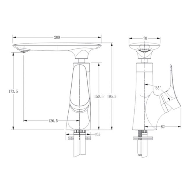 Смеситель Kaiser Modern 99211 для раковины - 1